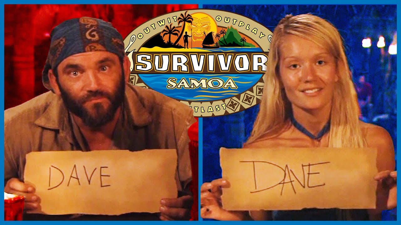 Рассел Ханц против Натали Уайт, когда голосует против всех &mdash; Survivor: Samoa