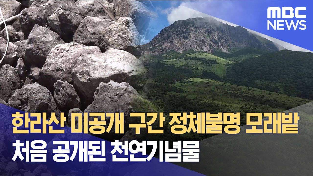 천연기념물 '한라산 모세왓' 첫 공개 (2025.08.01/뉴스데스크/제주MBC)