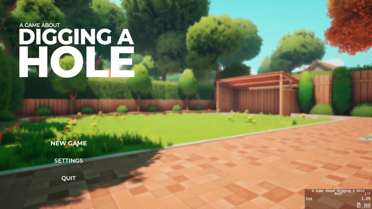 A Game About Digging A Hole Speedrun Any% 1:19