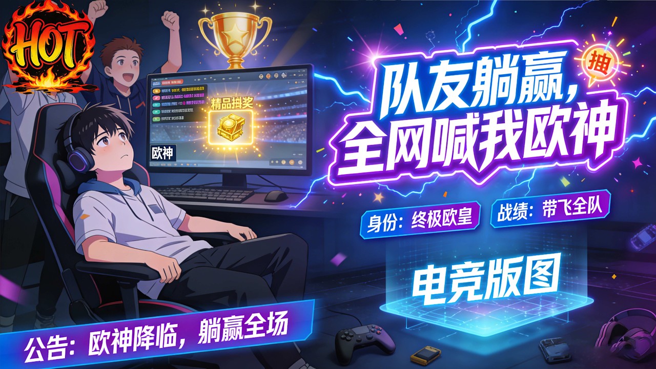 ✨【强推】《队友躺赢全网喊我欧神》第1~55集李平穿越到游戏降临现实的全民转职世界，意外觉醒SSS级天赋“全物品掉落”，击杀怪物可爆出其全部物品#穿越 #末世 #异能 ##动态漫画# 漫野推文