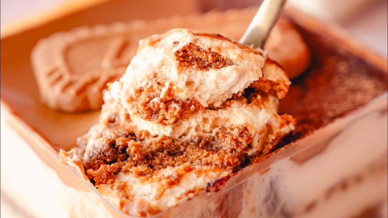 Así preparo mi Tiramisú de Lotus Biscoff 🤍 | Receta paso a paso