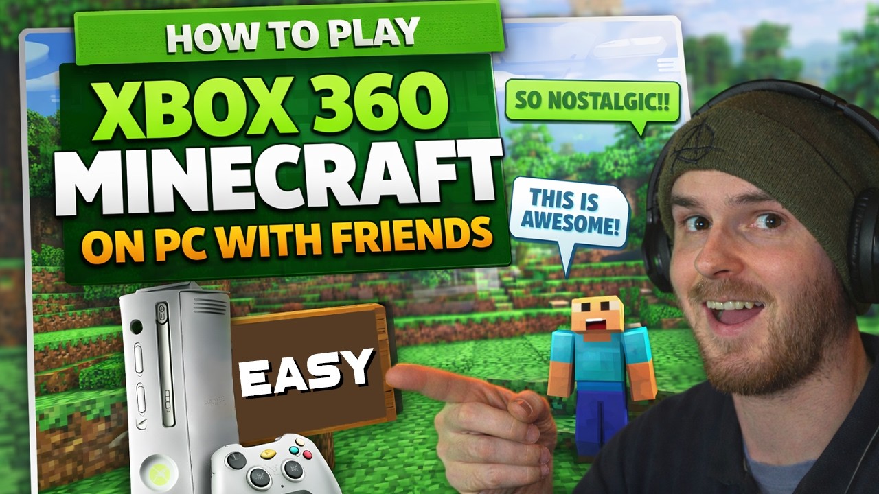 How To Play Xbox 360 Minecraft On PC With Friends!! (LCE Multiplayer)