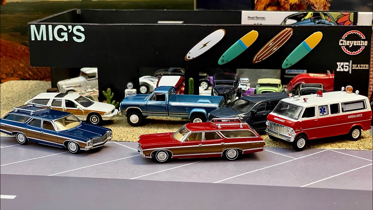 New Auto World Kingswood Wagons | Greenlight Club Wagon | MBX Roadmaster Wagon | 1:64 | #diecast