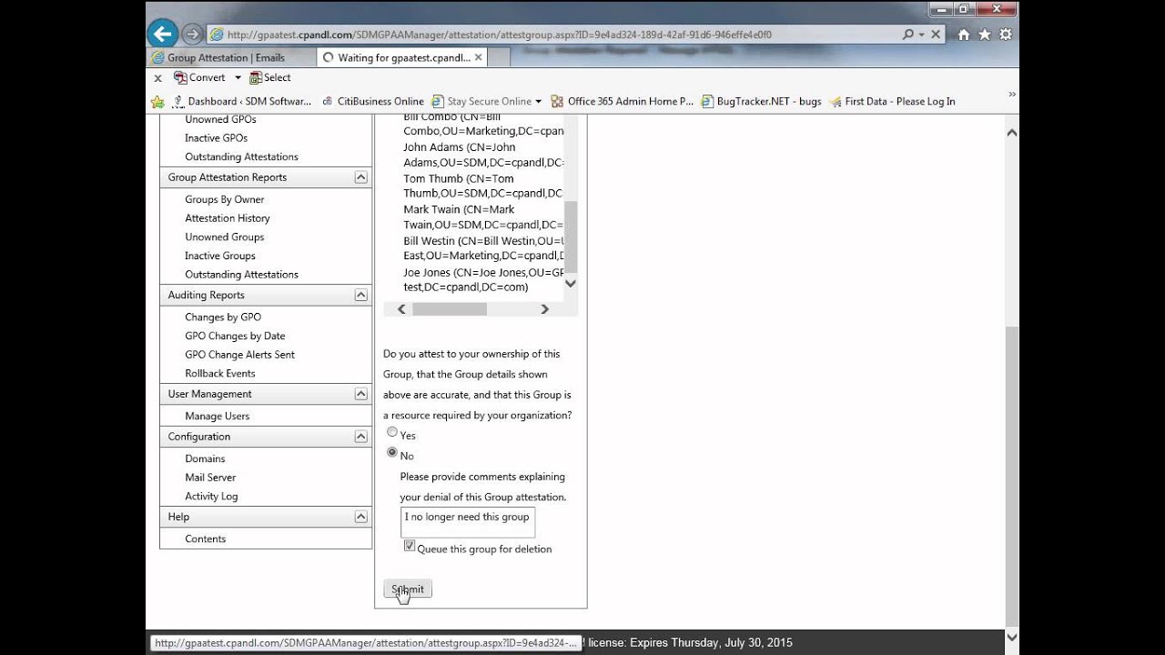 Group Policy Auditing & Attestation 2.0 Product Tour