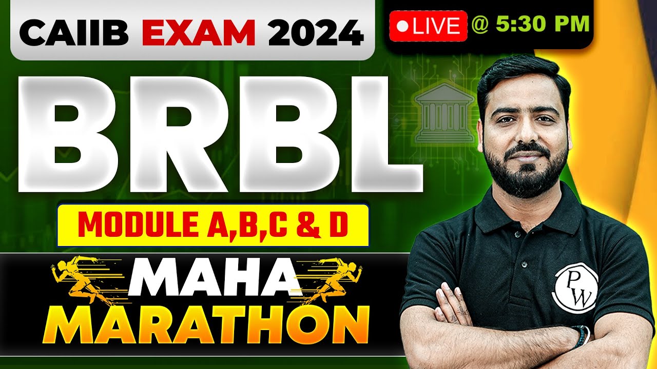 CAIIB BRBL Final Marathon | CAIIB BRBL Complete Revision Session | BRBL Marathon Class | Ashish Sir