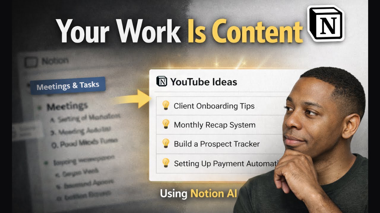 How to Turn Your Daily Work Into a Content Idea Machine (Notion AI)