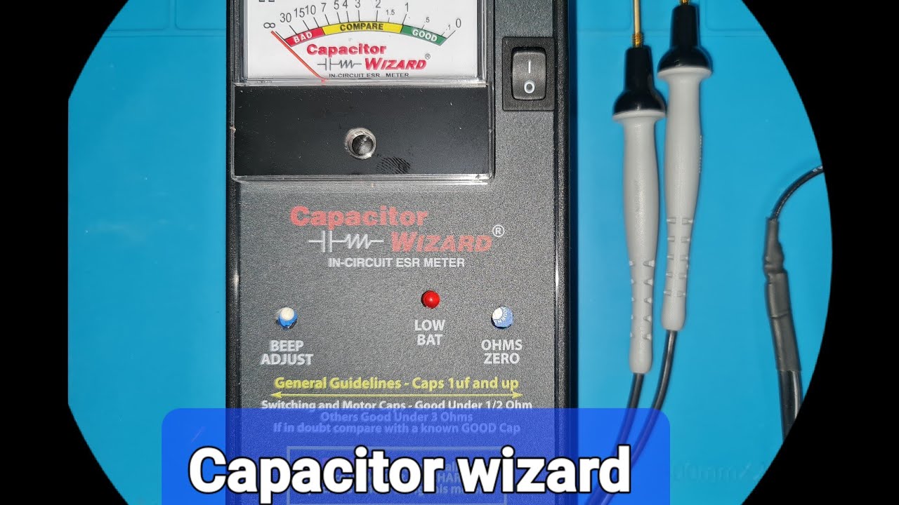 CAPACITOR WIZARD  ESR MODEL CAP-1B  REVISÍON  O  REVIEW