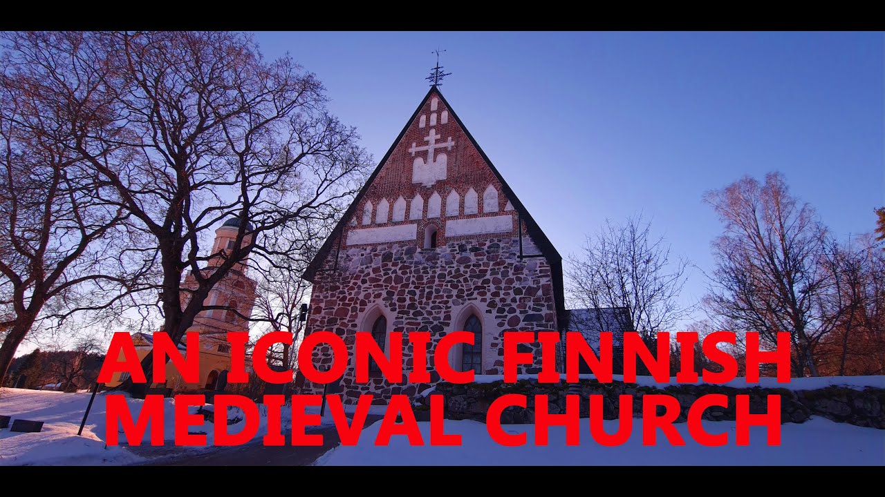 Medieval Greystone Church of St. Mary in Hollola, Päijät-Häme, Finland
