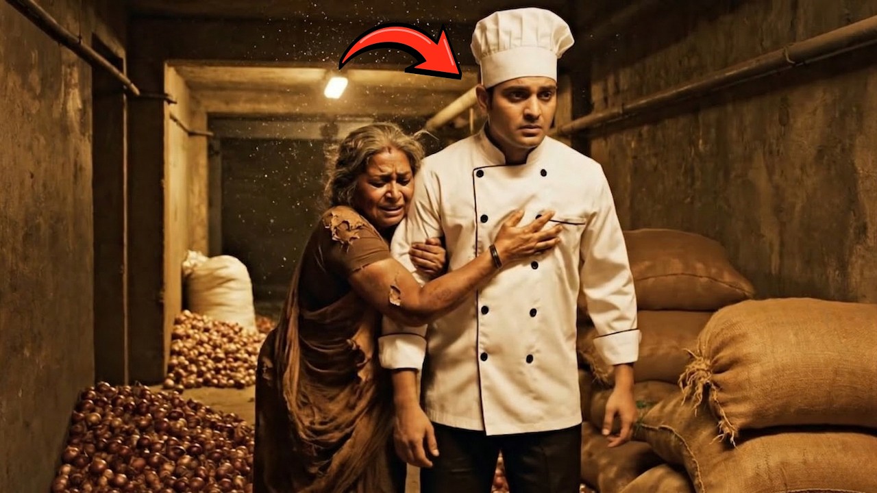शेफ बेटे ने अपनी ही किचन में माँ को प्याज छीलते देखा, फिर जो हुआ...