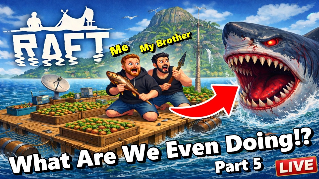 What Are We Even Doing!? BRUCE IS LOOSE!!! 🦈🌊 w/ my Brother @Mang0re