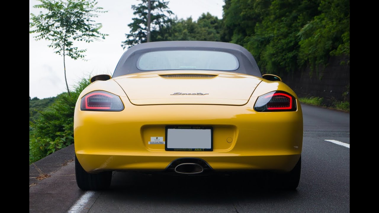 Porsche 987 Boxster Cayman full LED tail light lamp (sequential / clear smoke)