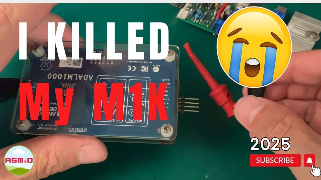 [m1k維修] 輸入過電壓造成m1k燒毀，ADALM1000維修初體驗。[電路除錯][m1k修復][ADALM1000Study][m1k電源損壞][Test&Measurement]