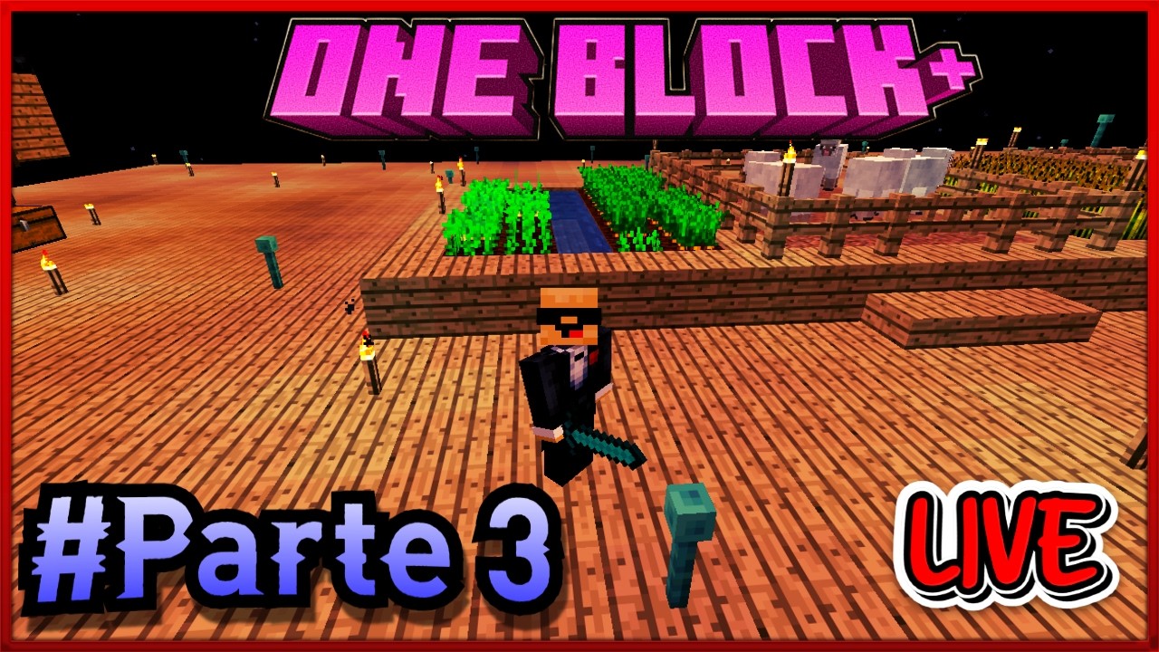 🔴En Directo Jugando a Minecraft Pero en One Block Survival Parte #3