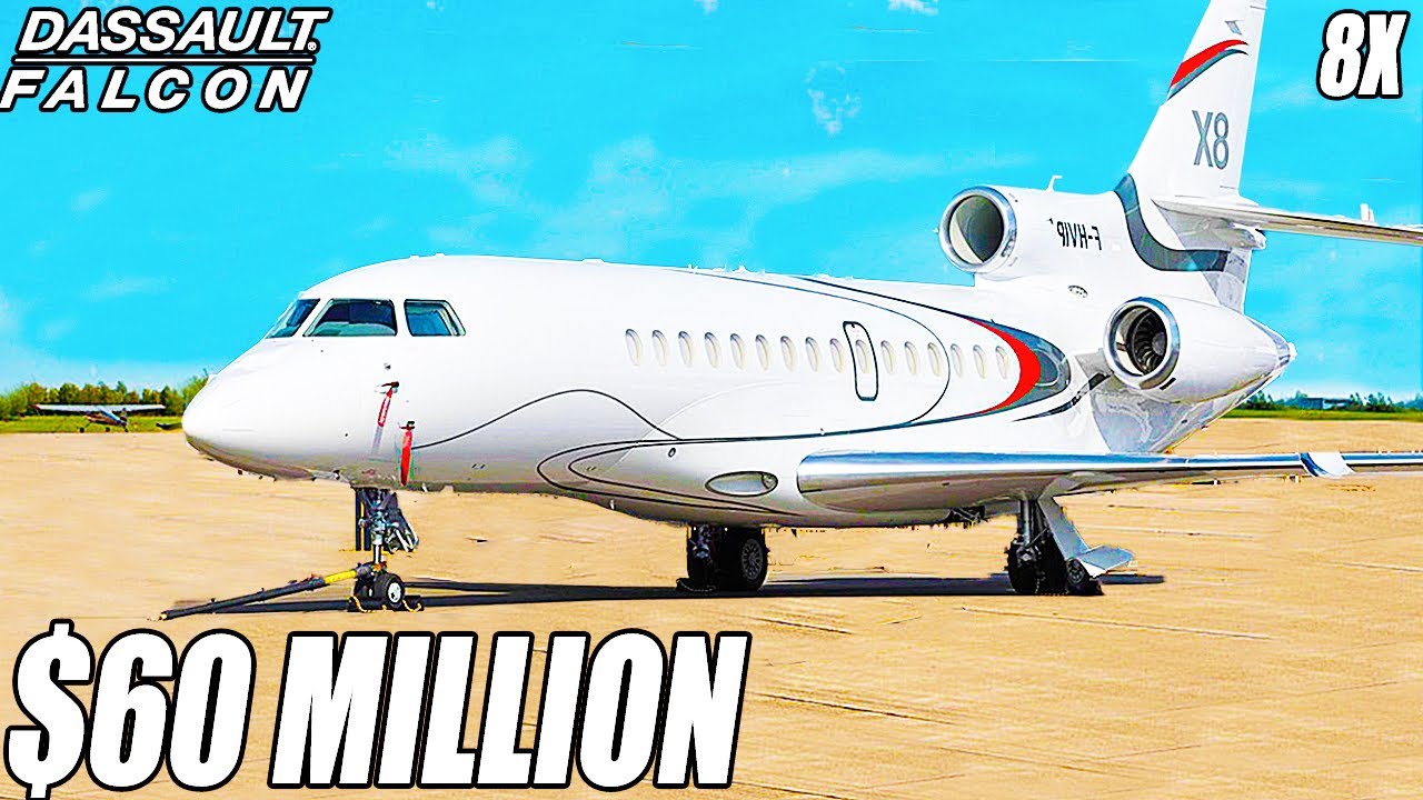 Внутри Dassault Falcon 8X стоимостью 60 миллионов долларов