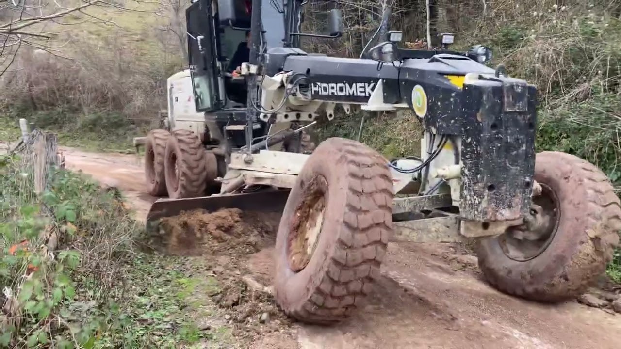 En büyük hobimizdi izlemek çocukken😍 Cide güren ortaca greyder yol çalışması Engin Gürçay🇹🇷