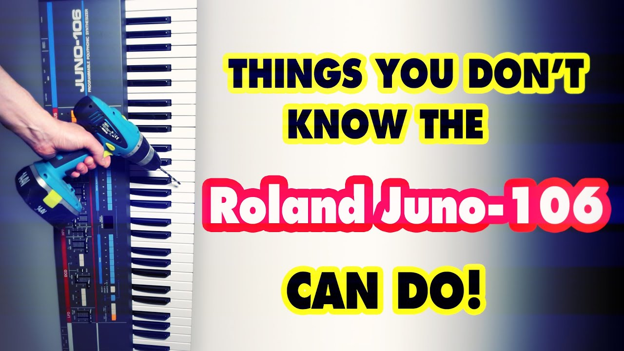 The Roland Juno-106 | Quirks and features you probably don't know about