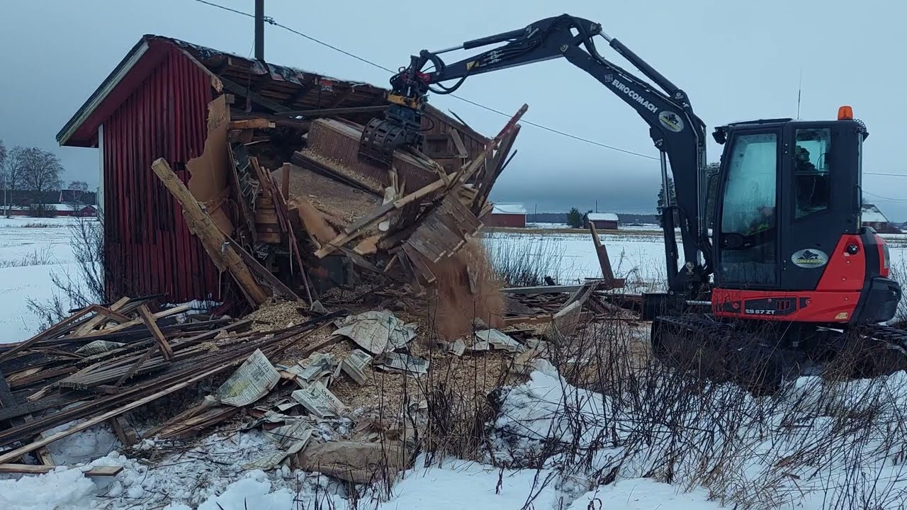 Eurocomach es 57 zt Ulkosaunan purku osa 2/2