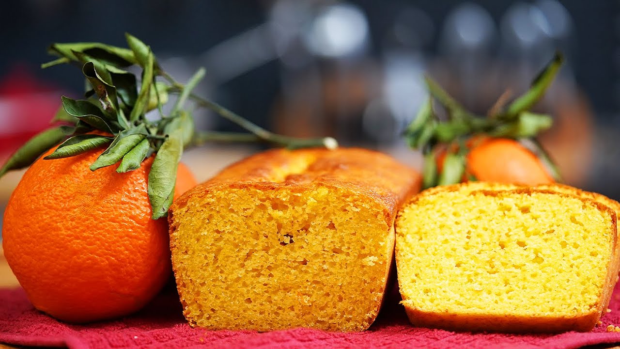 Пышный апельсиновый кекс🍊 С двумя апельсинами вы сможете приготовить простой и быстрый десерт