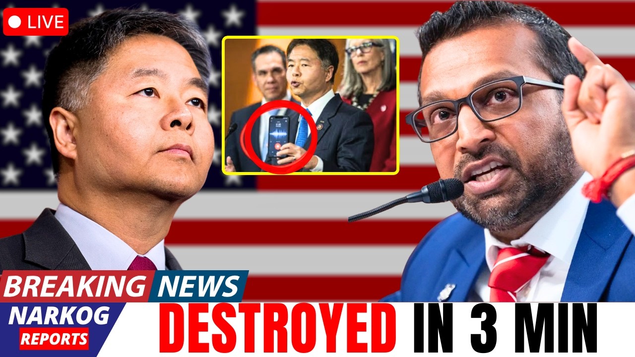 Epstein Hearing Erupts After Ted Lieu Plays Audio — Patel Refuses to Answer