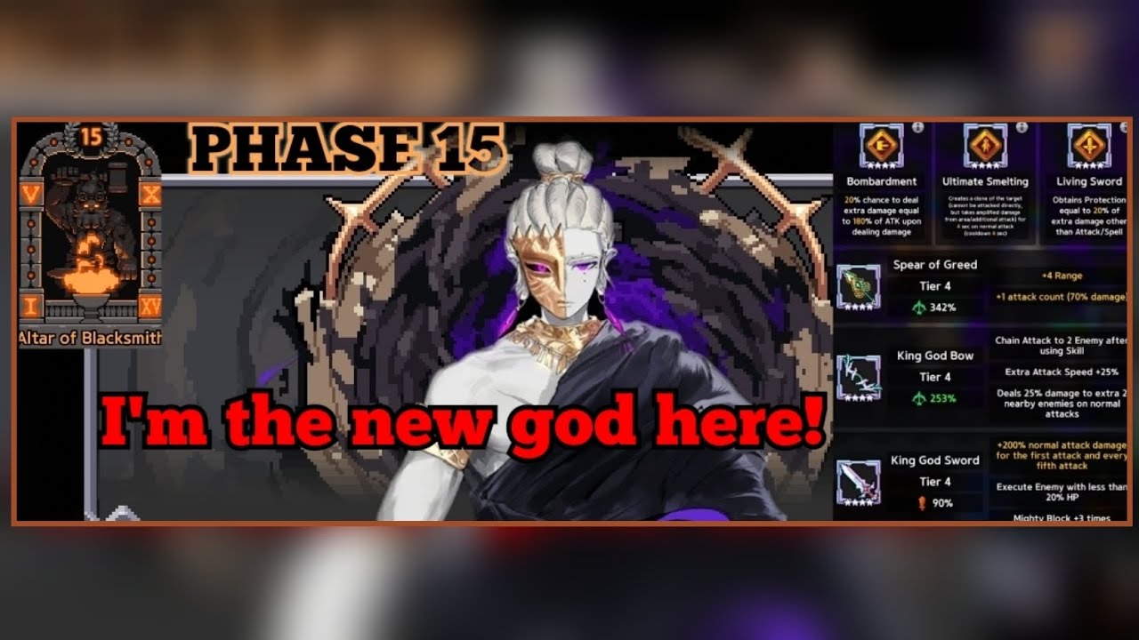 SARAS DESTROYS ZEN'EL IN FIVE SECONDS. Great Rift Phase15 Blacksmith Altar. King God Castle Strategy