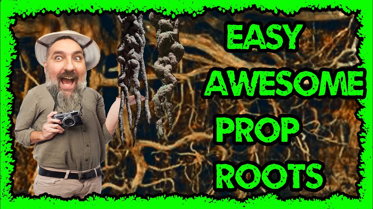 How to Make Roots for Your Display fake roots diy