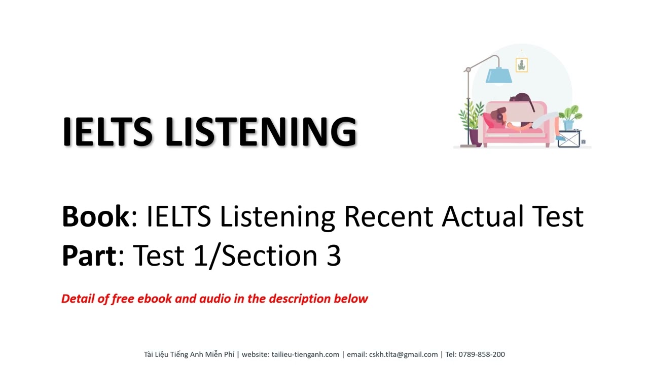 Последние актуальные тесты IELTS Listening | Тест 1 | Раздел 3 | Общие сведения о курсе