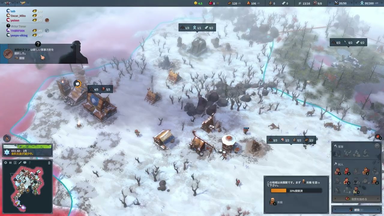 Northgard 3v3 lowGP raven journeymen skip