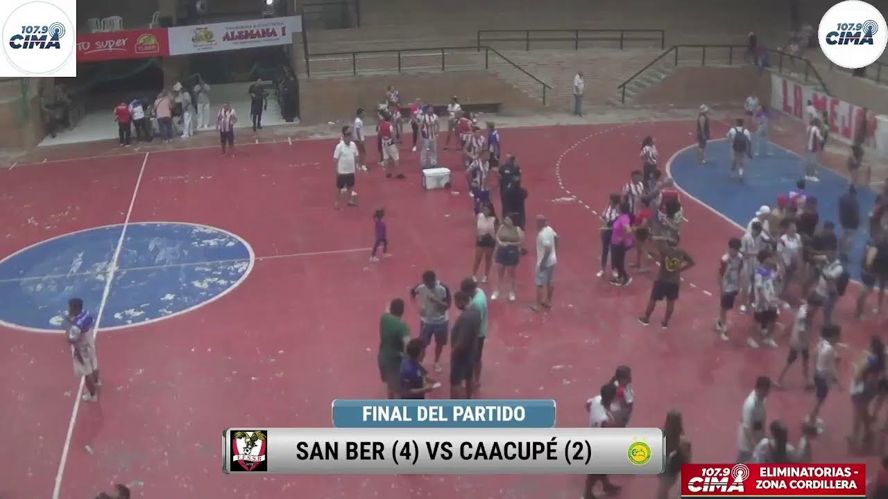 Futbol de Salon, Eliminatorias zona Cordillera. San Bernardino vs Caacupé
