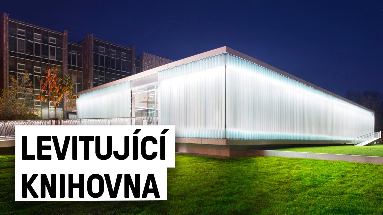 Neobyčejně minimalistická Jihočeská vědecká knihovna