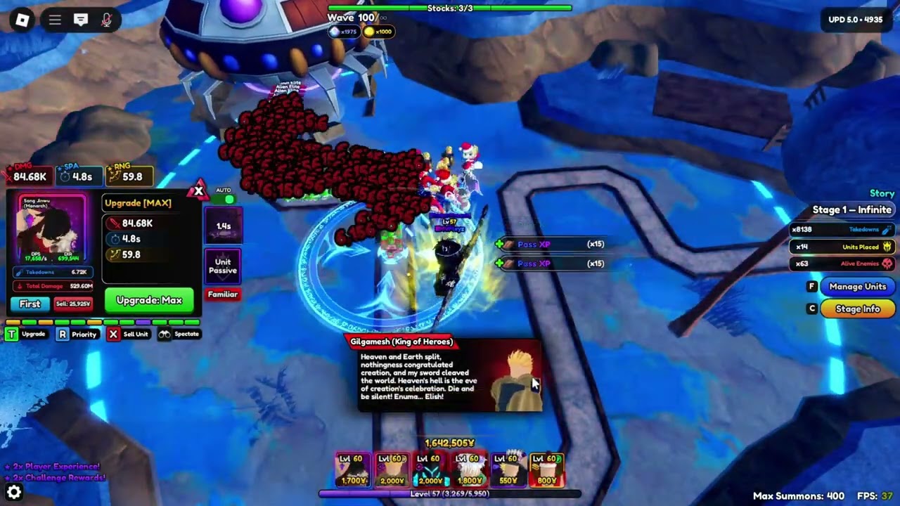 How to finish 5000 summons (Anime Vanguard)