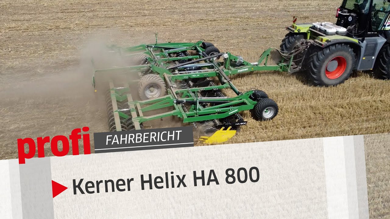 Kerner Kurzscheibenegge Helix HA 800 | profi #Fahrbericht