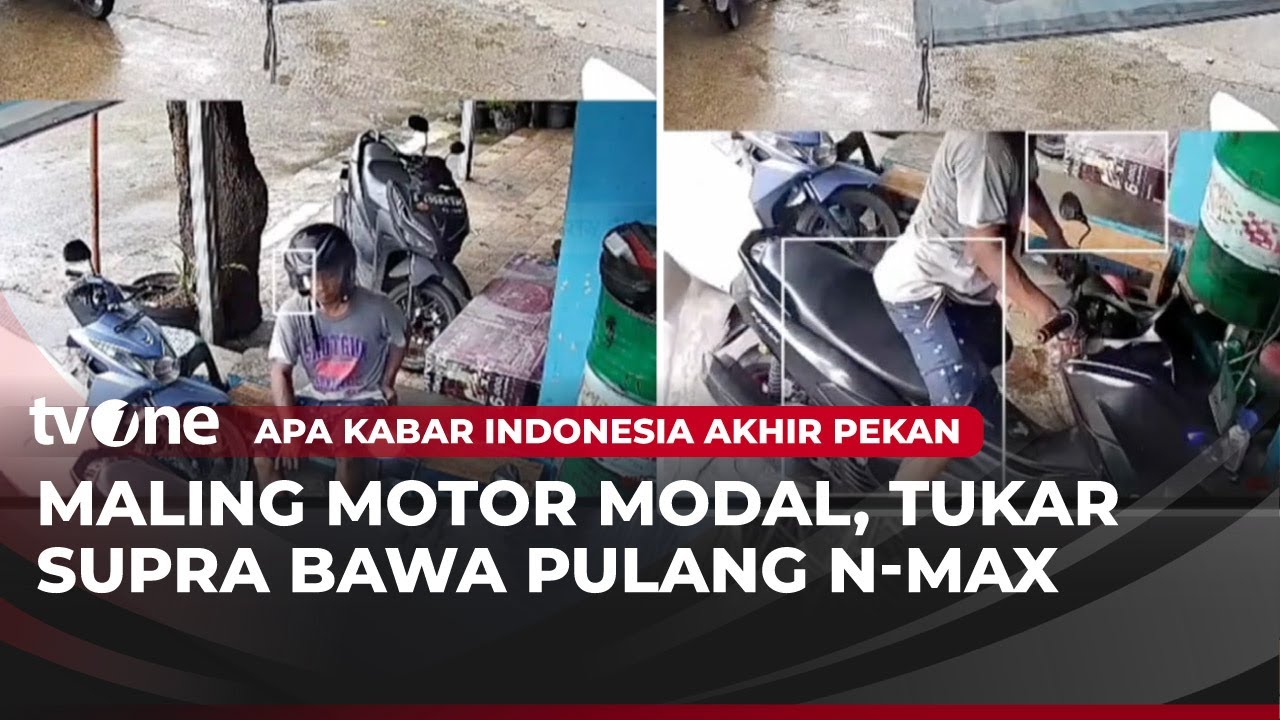 Pelaku Curanmor Tukar Kendaraan Motor Korban Terekam CCTV | AKAP tvOne