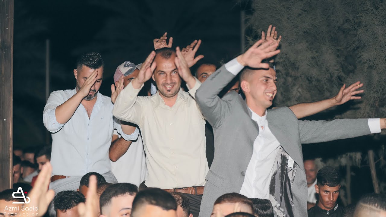 عدي الزاغة استقبال ( اكشن ) مع شباب مخيم عقبة جبر من سهرة العريس محمد ياغي