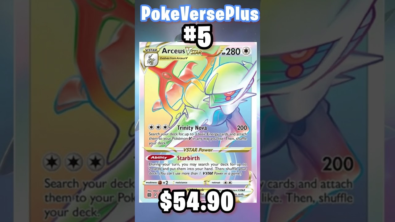 Top 10 Arceus Pokemon Cards!