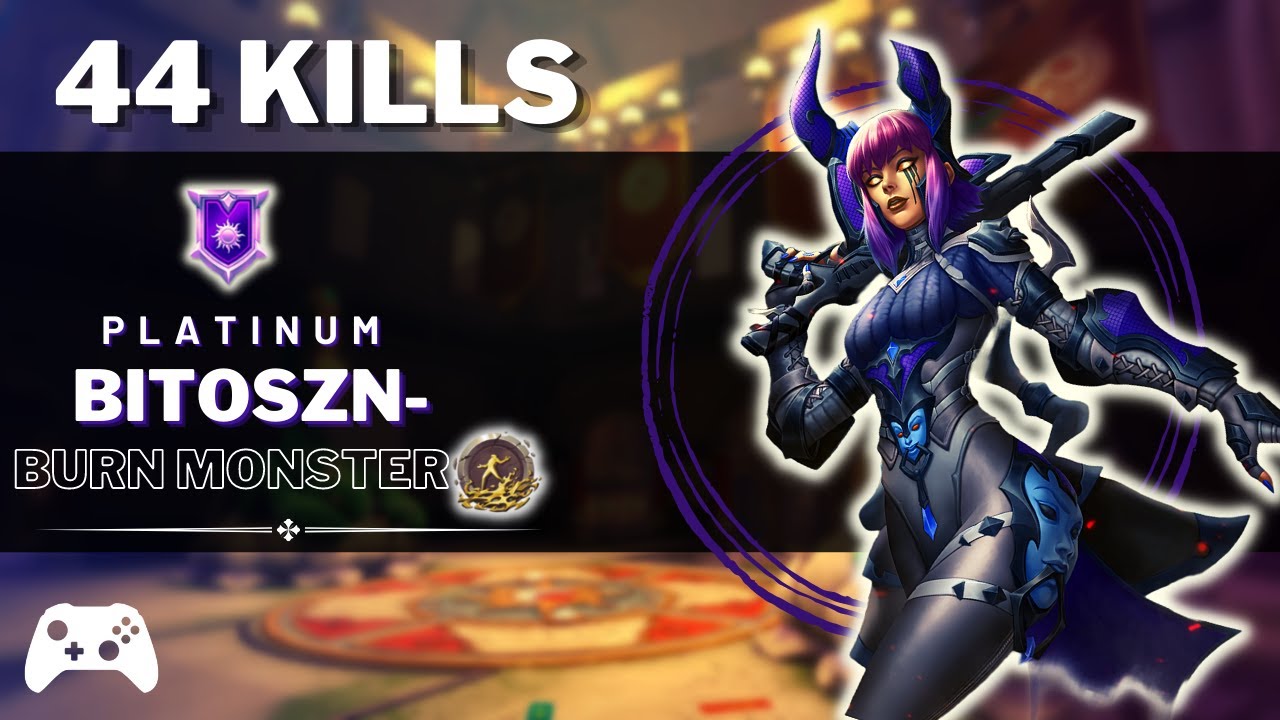 300K+ DMG Possible? 44 Kills Burn Monster Tyra Paladins Ranked Competitive