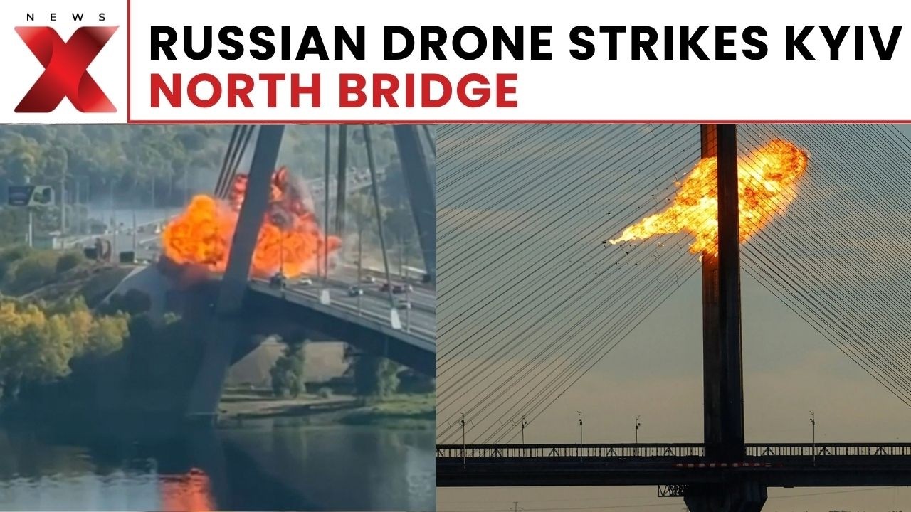 Kyiv Bridge Strike: Russian Drone Hits North Bridge Over Dnipro