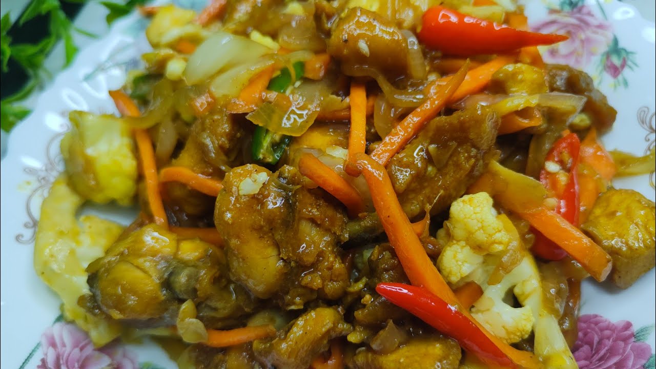 AYAM GORENG KUNYIT BASAH MUDAH DAN SEDAP DIMAKAN