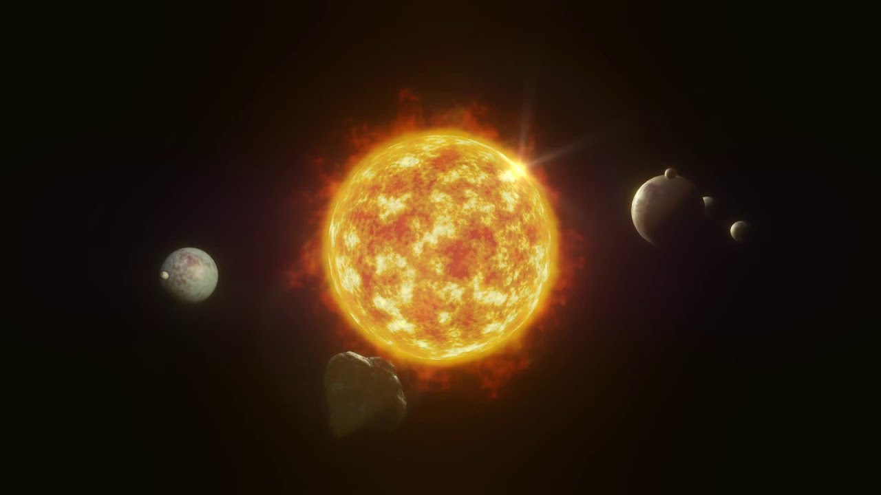 How to make the Sun (or star) with atmospheric solar flare effect | Blender  2.8
