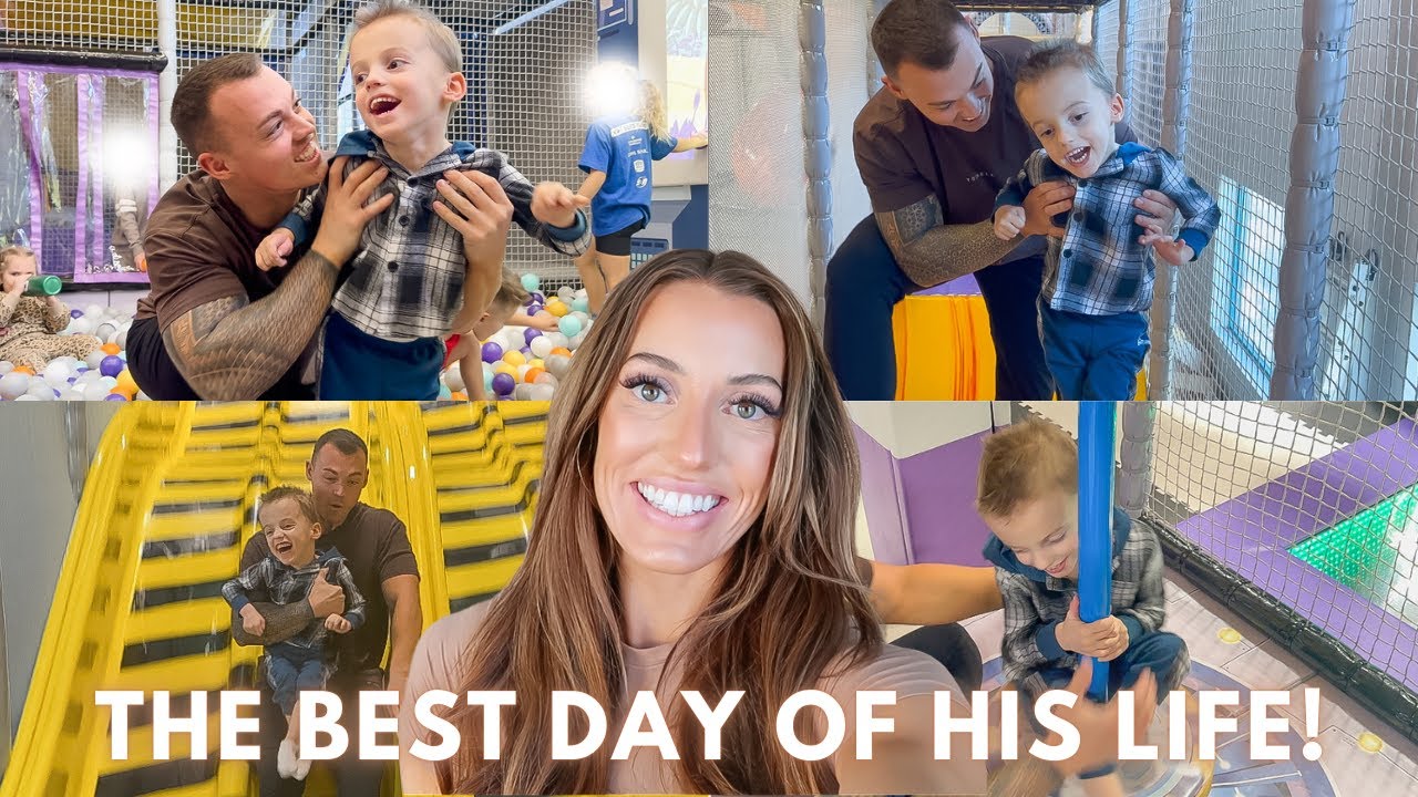 DISABLED TODDLERS FIRST TIME AT A TRAMPOLINE PARK! THE BEST FOOTAGE I'VE EVER FILMED!
