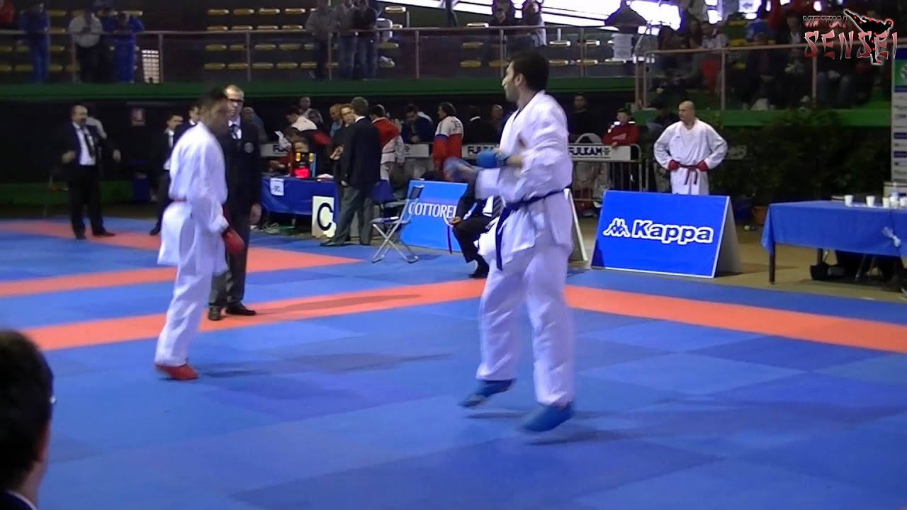 Luigi Busà vs Andrea Penna - 76 kg - Campionati Italiani Kumite Ostia 2012