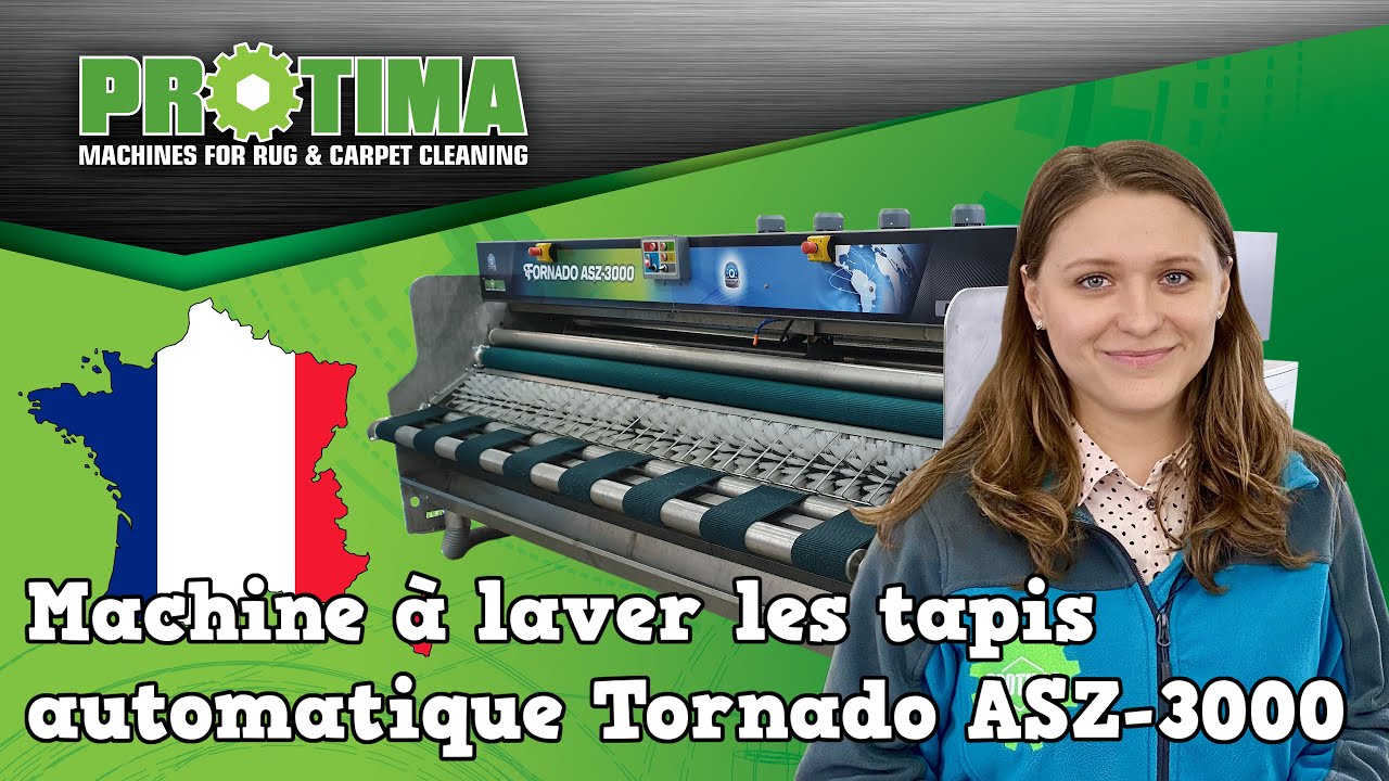 Machine à laver les tapis automatique Tornado ASZ 3000 | Machines à laver les tapis de PROTIMA