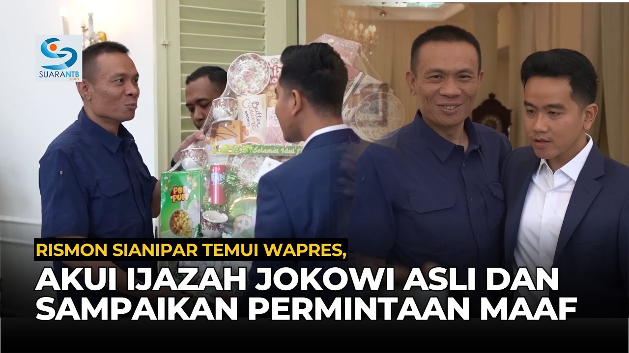 Rismon Sianipar Temui Wapres, Akui Ijazah Jokowi Asli dan Sampaikan Permintaan Maaf