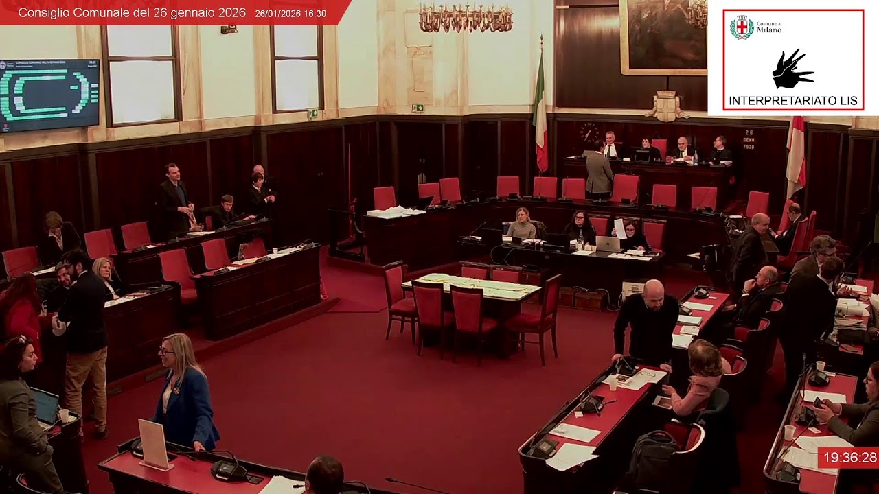 Consiglio Comunale in diretta -  26/01/2026