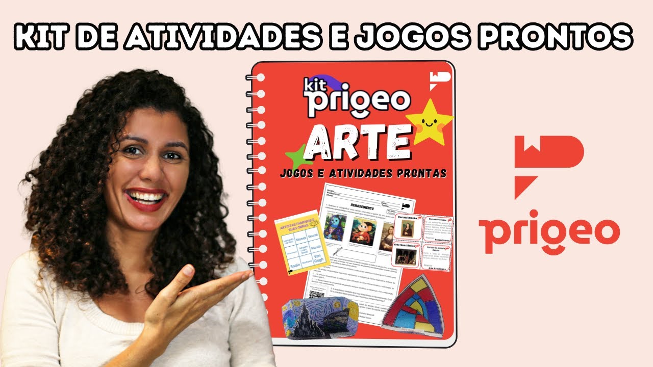 Lan&ccedil;amento do Kit Prigeo de ARTE: atividades e jogos prontos