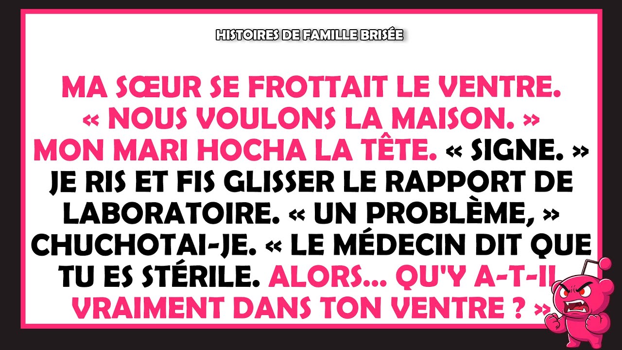Ma sœur a annoncé qu'elle était enceinte de l'enfant de mon mari. Mais...