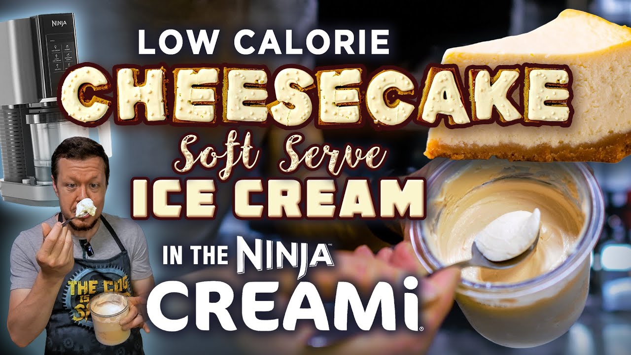 Мягкое мороженое Ninja Creami Cheesecake (всего 215 калорий!)