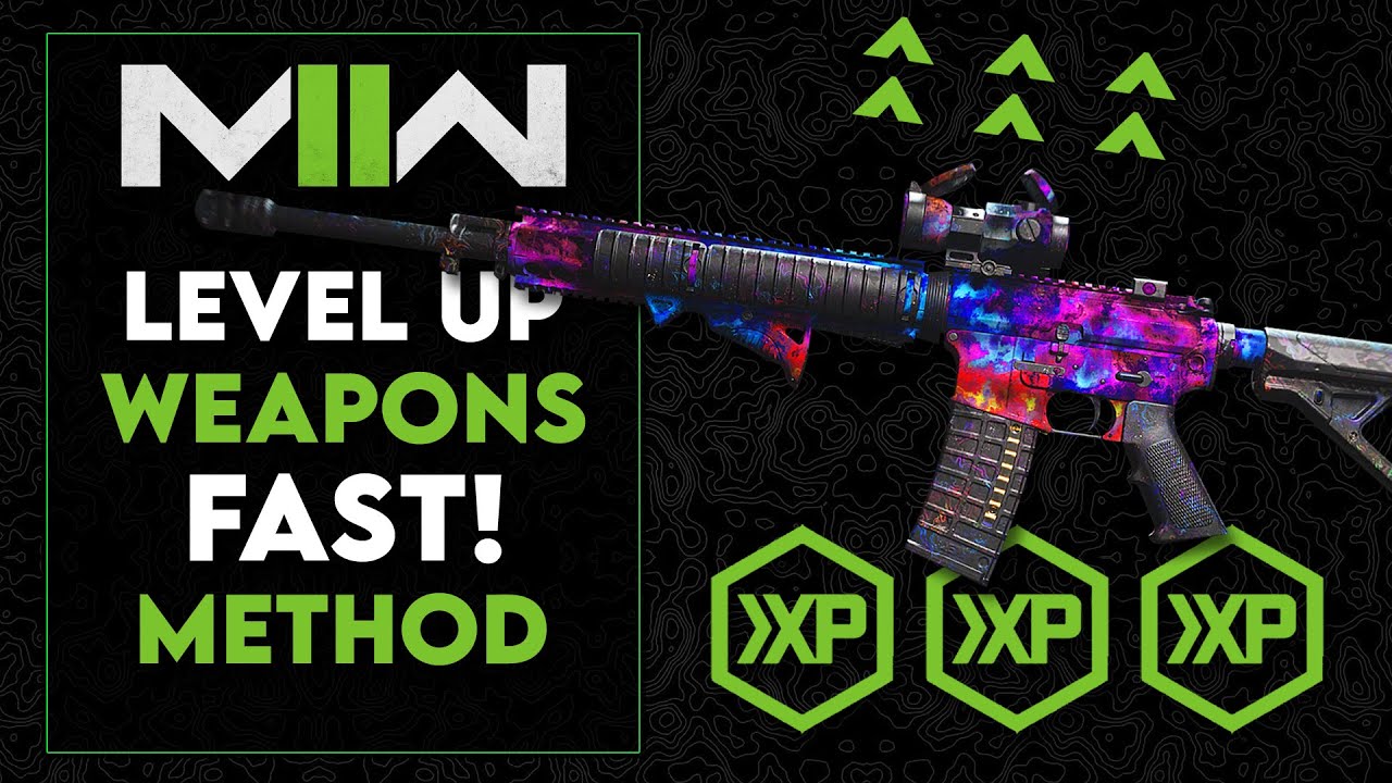 MAX LEVEL GUNS FAST METHOD MODERN WARFARE II MULTIPLAYER (LEVEL UP GUNS FAST)