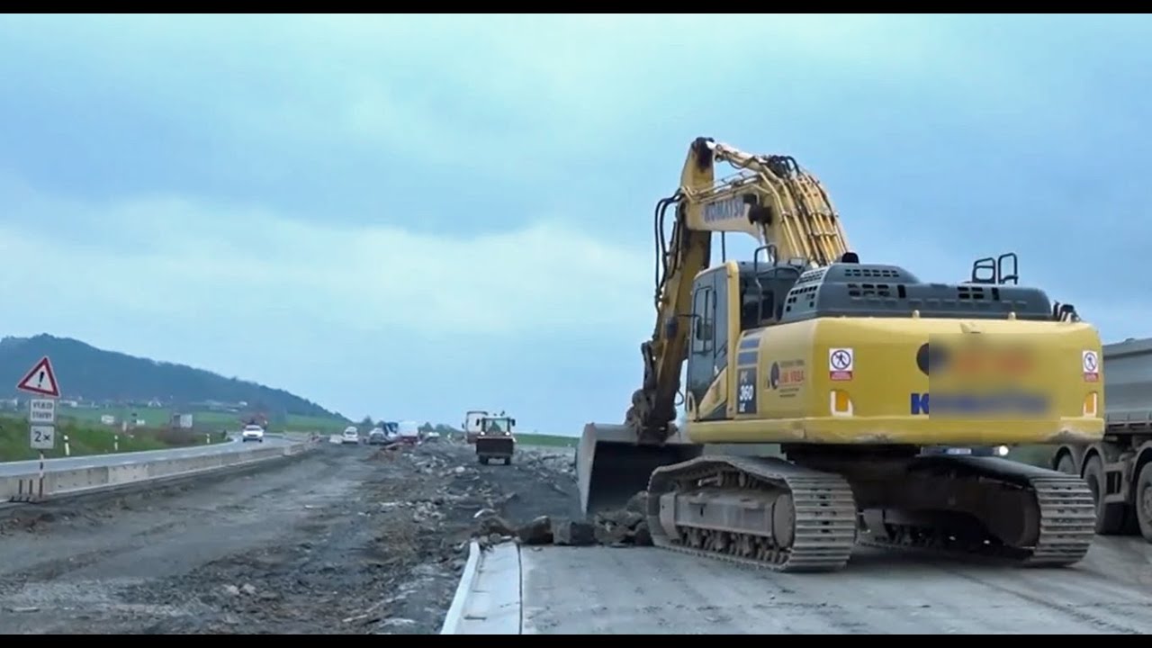 Musí zbourat kus nové dálnice kvůli nekvalitnímu betonu