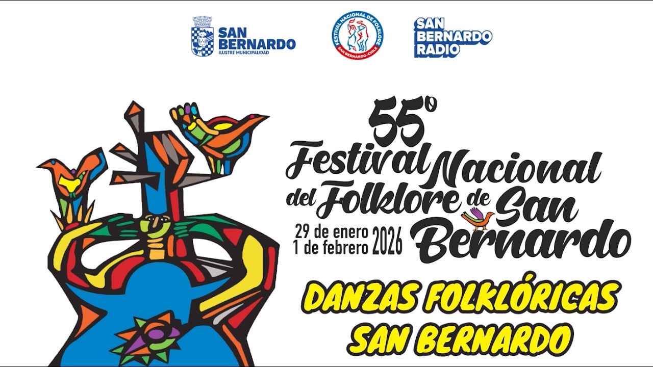 Danzas Folklóricas San Bernardo en 55º Festival Nacional del Folklore de San Bernardo