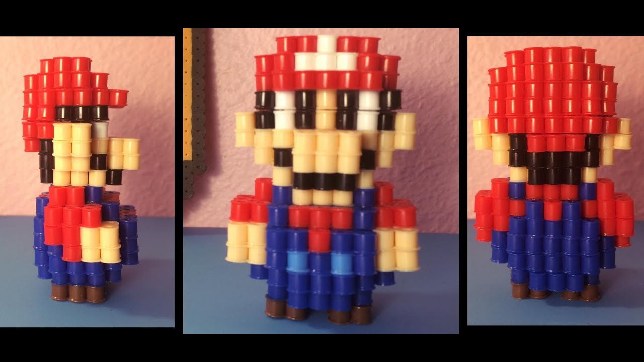 3D Perler Bead Mario!